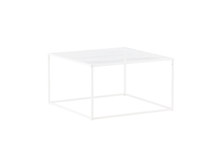 Fjôrd - Salontafel Wit 80cm - Staal - Netz