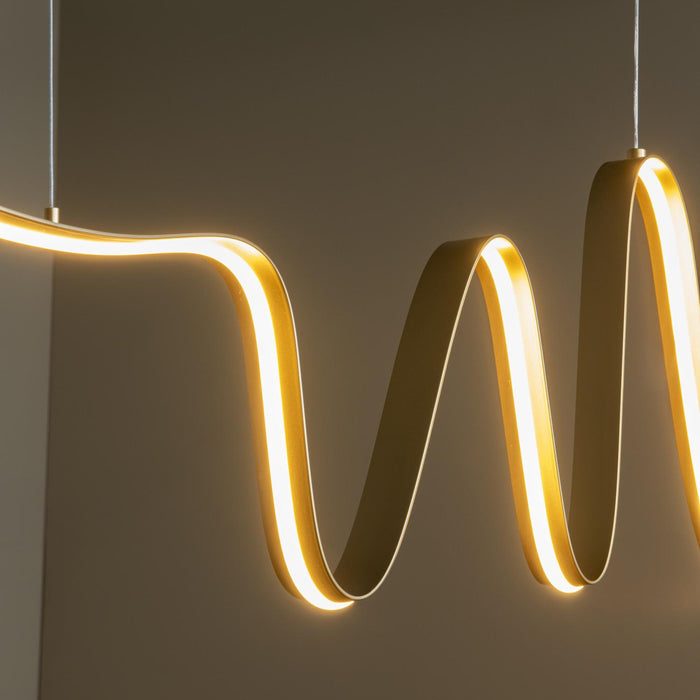 Lucide Premium LAMBADA Hanglamp - Mat Goud | Messing