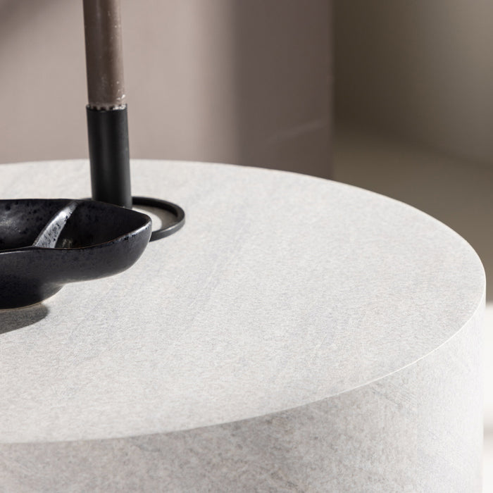 Fjôrd - Salontafel York Ø50cm Betonlook