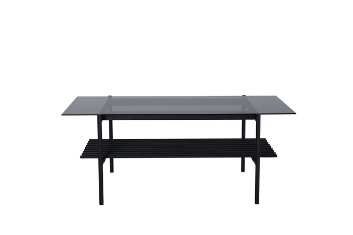Fjôrd - Salontafel Zwart Smoked 120cm - Glas - Von