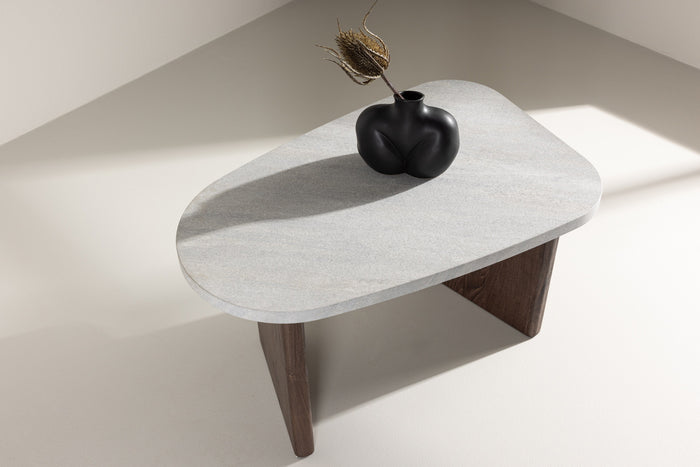 Fjôrd - Salontafel Betonlook 70cm - MDF - Grönvik