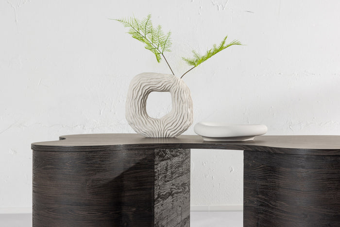 Fjôrd - Salontafel Donkerbruin 130cm - MDF - Larvik