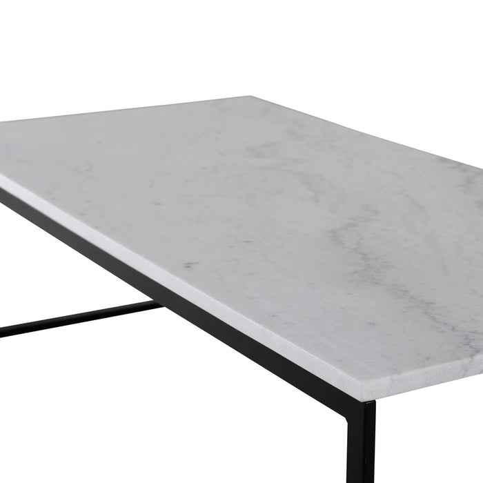 Fjôrd - Salontafel Wit 120cm - Marmer - Estelle
