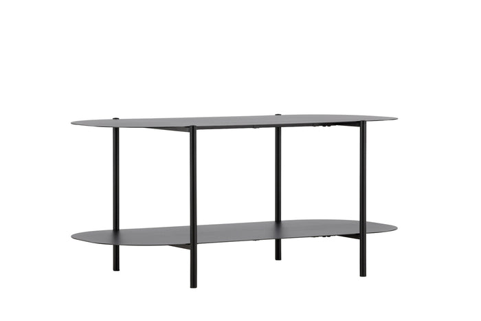 Fjôrd - Salontafel Zwart 50cm - Staal - Recife