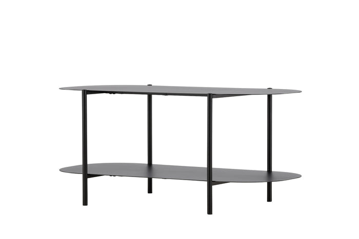 Fjôrd - Salontafel Zwart 50cm - Staal - Recife