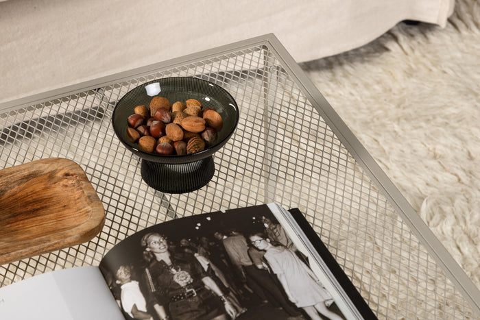 Fjôrd - Salontafel Beige 80cm - Staal - Netz