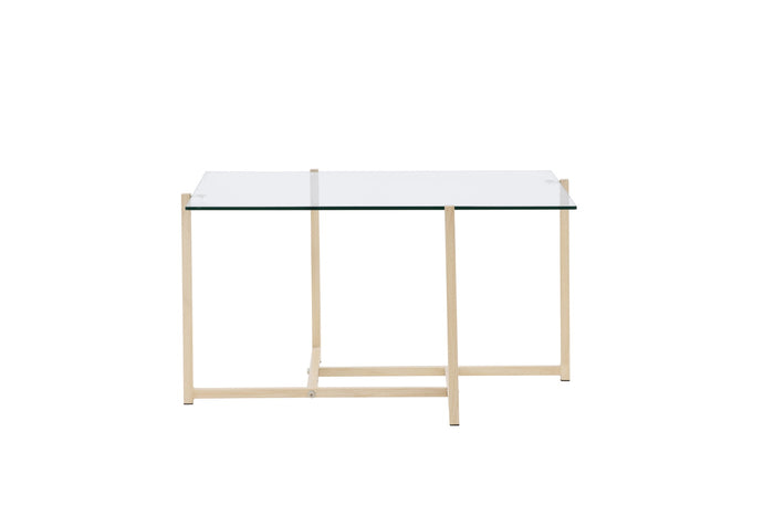 Fjôrd - Salontafel Zwart 80cm - Glas - Hybrid