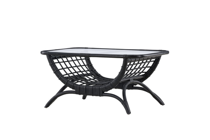 Fjôrd - Salontafel Zwart 95,5cm - Rotan - Moana