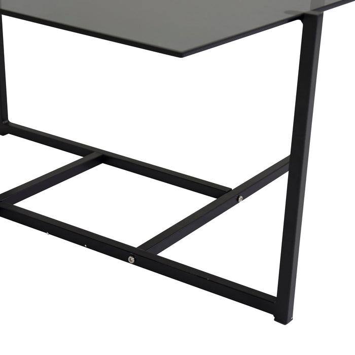 Fjôrd - Salontafel Naturel 80cm - Glas - Hybrid