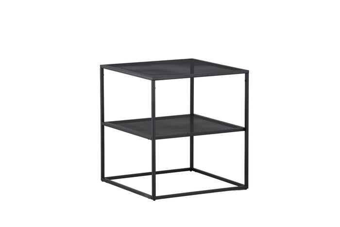 Fjôrd - Bijzettafel Zwart 65cm - Staal - Netz