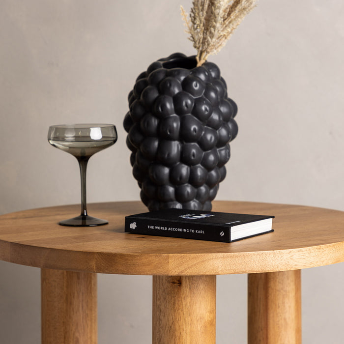 Fjôrd - Salontafel Naturel Ø60cm - Rubberhout - Duxbury