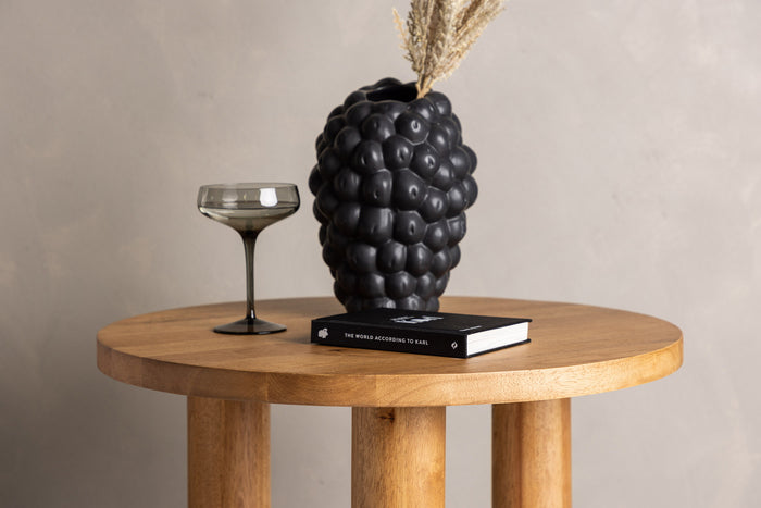 Fjôrd - Salontafel Naturel Ø60cm - Rubberhout - Duxbury