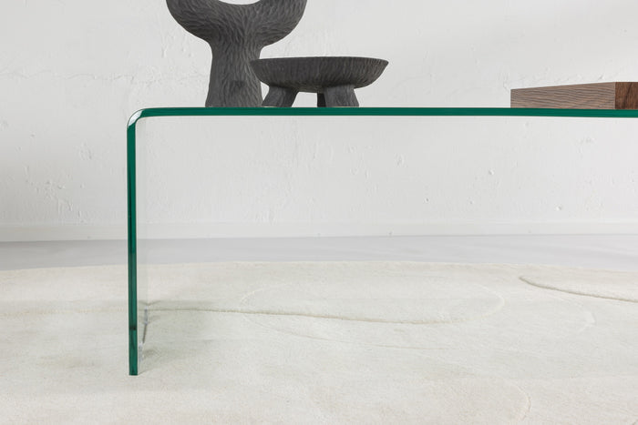 Fjôrd - Salontafel 110cm Transparant - Glas - Telemark