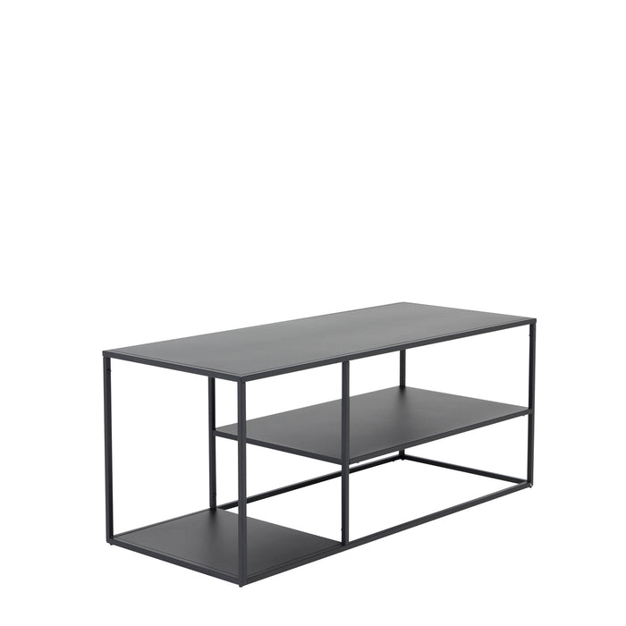 Fjôrd - Salontafel Zwart 120cm - Staal