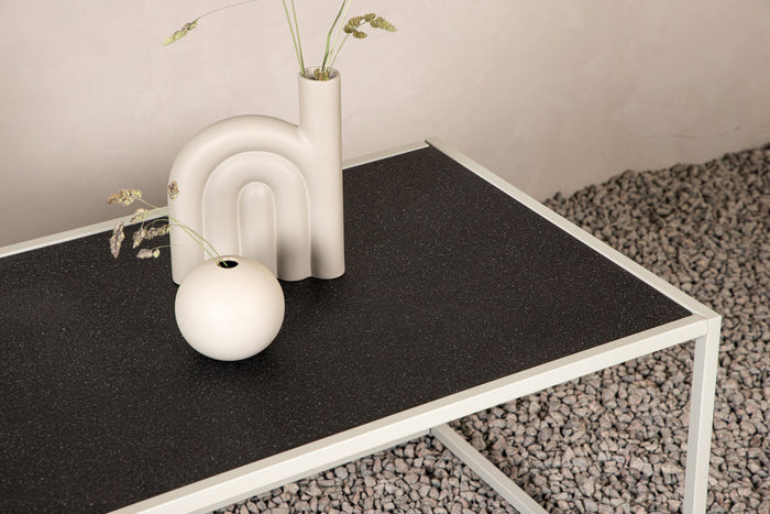 Fjôrd - Salontafel Beige 110cm - Staal - Siaton