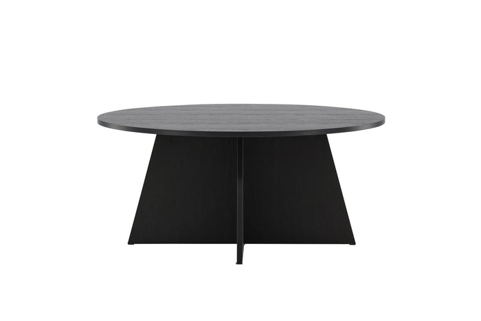Fjôrd - Salontafel Zwart Ø100cm - MDF - Bootcut