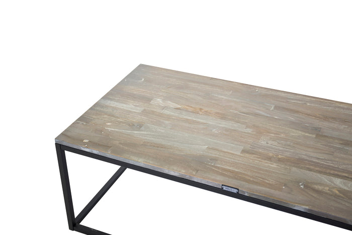 Fjôrd - Salontafel Grijs 120cm - Teakhout - Jepara