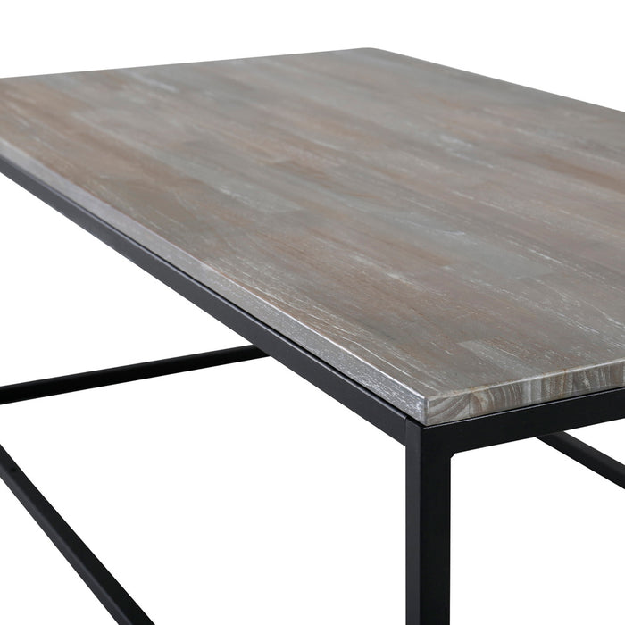 Fjôrd - Salontafel Grijs 120cm - Teakhout - Jepara