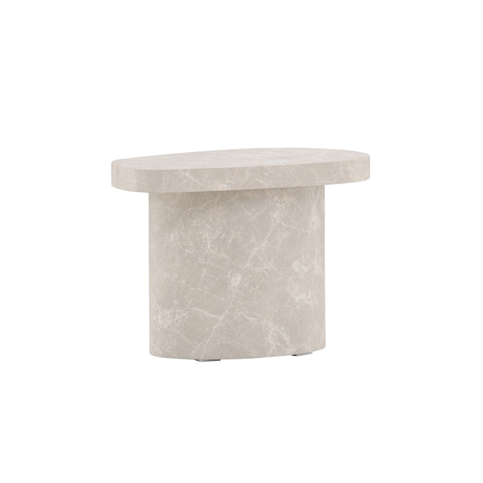 Fjôrd - Sidetable Grijs Betonlook 30cm - Båstad