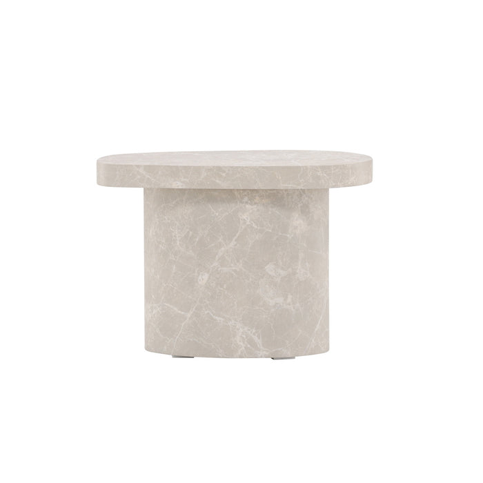 Fjôrd - Sidetable Grijs Betonlook 30cm - Båstad