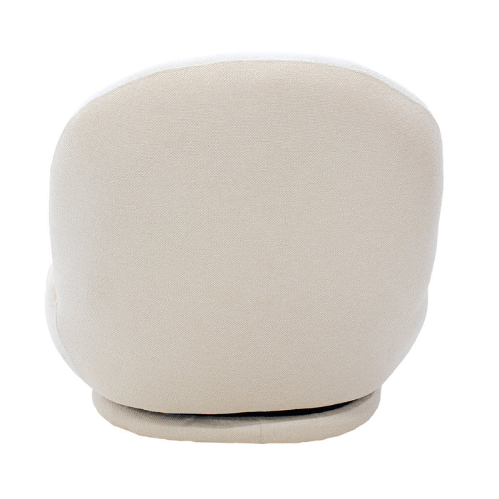 DÉJA Living - Draaifauteuil Wit 85cm - Stof - Boone