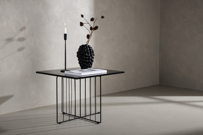 Fjôrd - Salontafel Zwart 60cm - MDF - Dayton