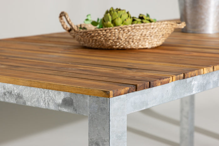 Fjôrd - Tuintafel Zilver 200cm - Acaciahout - Zenia