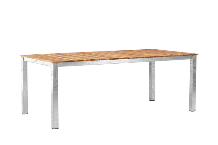 Fjôrd - Tuintafel Zilver 200cm - Acaciahout - Zenia