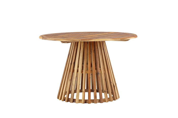 Rebellenclub Elm Tuintafel - ø120cm - Naturel Hout