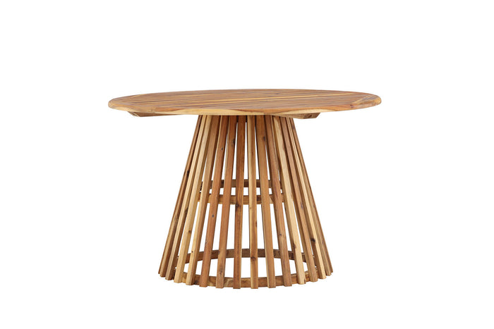 Rebellenclub Elm Tuintafel - ø120cm - Naturel Hout