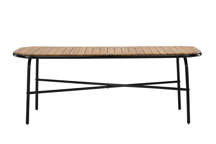 Fjôrd - Tuintafel Zwart 200cm - Acaciahout - Holmbeck