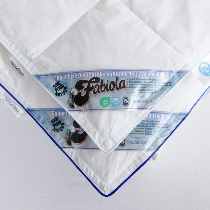 Fabiola - Zwaar Dons 4-Seizoenen Dekbed - 200x200cm