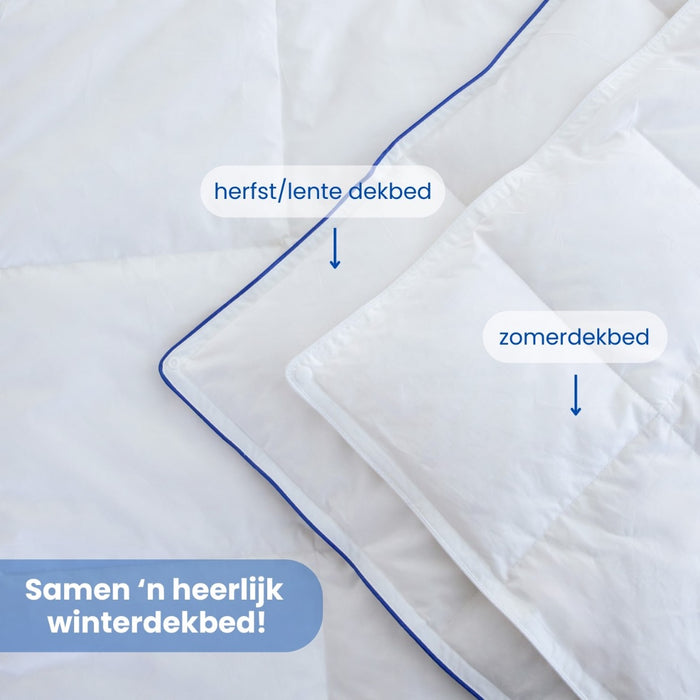 Fabiola - Zwaar Dons - 4-Seizoenen Dekbed - 240x200cm