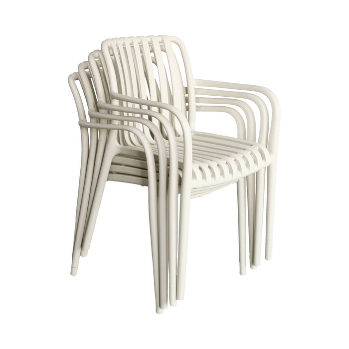 sweeek - Kunststof tuinstoel (set van 4)