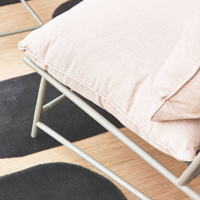 sweeek - Tuinset van staal en textileen voor 4 personen