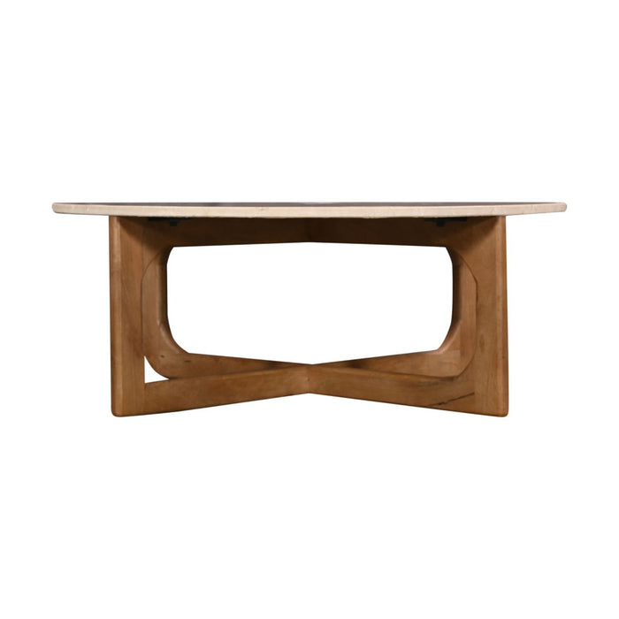 Giga Meubel - Salontafel Marmer Naturel - Set Van 2 - 90cm - Lino