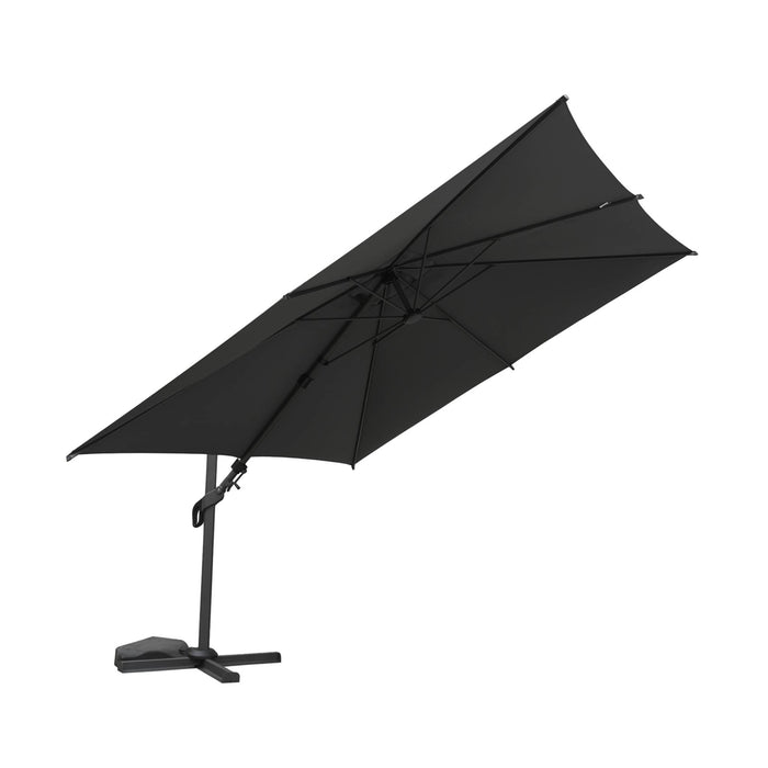 sweeek - Rechthoekige parasol met een afmeting van 3x4m