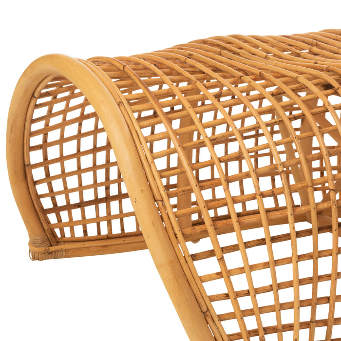 J-Line bank Roni - rotan - naturel