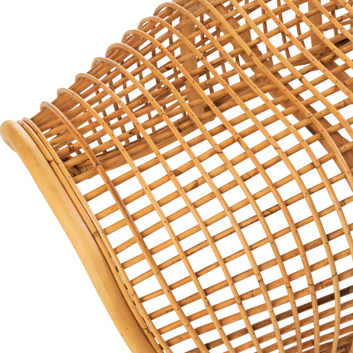 J-Line bank Roni - rotan - naturel