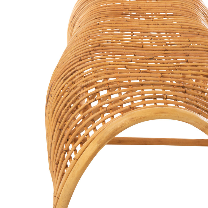 J-Line bank Roni - rotan - naturel