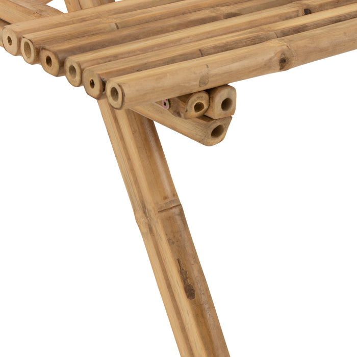 J-Line bank Picknick - bamboe|jute - naturel