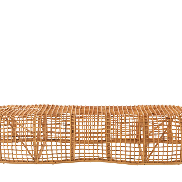 J-Line bank Roni - rotan - naturel