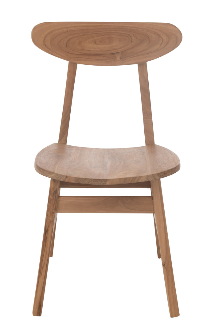 J-Line stoel Sofia - teakhout - naturel