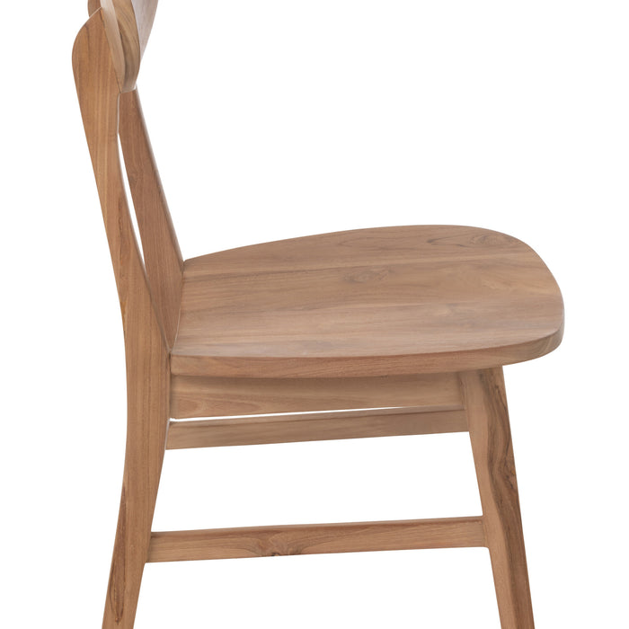 J-Line stoel Sofia - teakhout - naturel