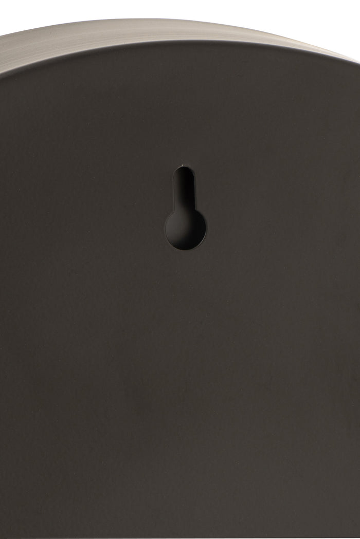 J-Line spiegel Rond Boord - metaal - zwart - large - Ø 50 cm