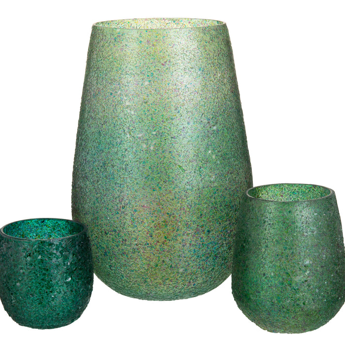 J-Line kaarshouder Tom - glas - groen - large