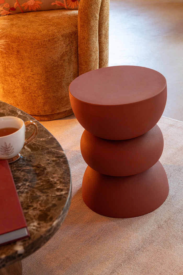 J-Line Bijzettafel Lise Ijzer Roest