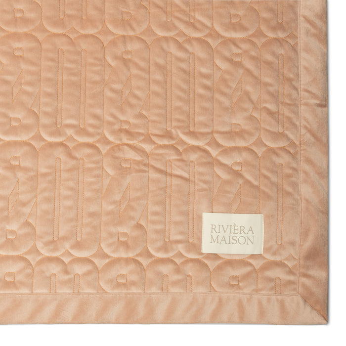 Riviera Maison Plaid Roze - Loreo Decoratie deken 180x130 - Polyester