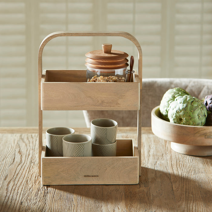 Riviera Maison Opbergartikel Naturel - Belfast - Mangohout