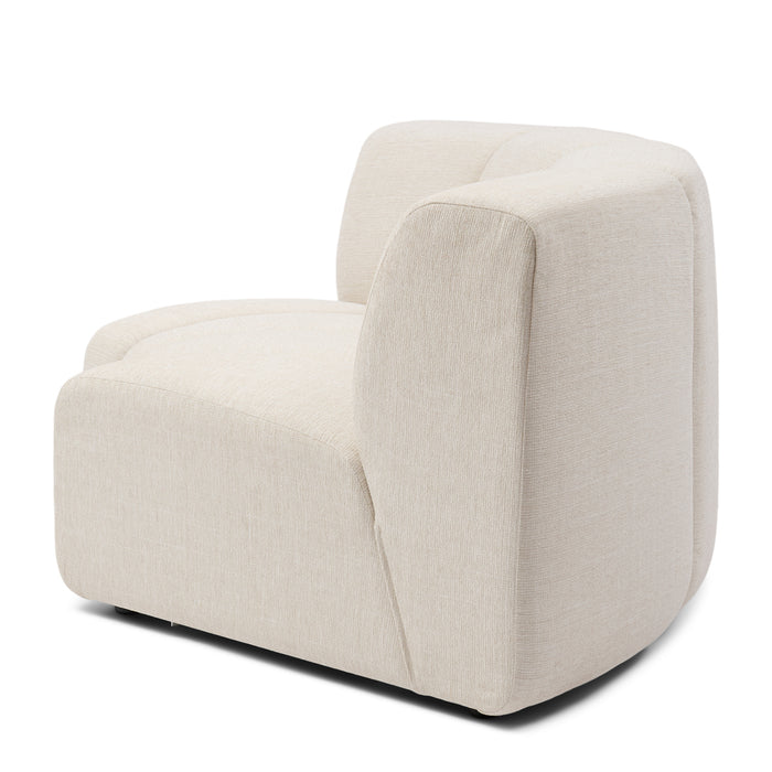 Riviera Maison - Dazzle Corner Round Small Soft Whit - Soft White